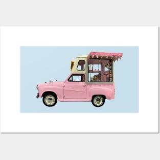 Austin Ice Cream Van Posters and Art